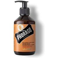 Proraso Men's Beard Balm 300ml Wood & Spice in Yellow