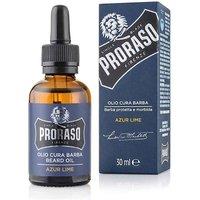 Proraso Men's Beard Oil 30ml Azur Lime in Blue