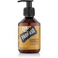 Proraso Men's Beard Wash 200ml Wood & Spice in Yellow