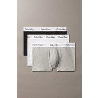 Calvin Klein Men's Relaxed Trunk 3Pk Black/White/Grey Heather | Size: XL