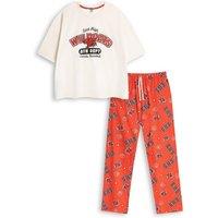 Disney Women's Short Sleeve Long Leg Pyjama Set | Multicoloured | Official Merch | Size: XL