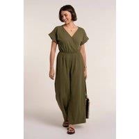 Brakeburn Women's ADA JUMPSUIT in Khaki | Size: 12