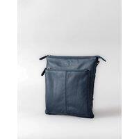 Lakeland Leather Women's 'Enderby' Leather Cross Body Bag in Navy
