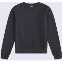 Animal Lightweight Soft Warm Comfortable Casual Crew Neck Outdoor Sweatshirt in Black | Size: 11-12 Years