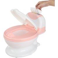 SPETLEK 3 in 1 Kids Potty Trainer Baby Toilet Training Seat Toddler Chair in Baby Pink