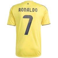 Al Nasr Men's Mens 2025 - 2026 Al Nassr Cristiano Ronaldo Home Shirt in Yellow | Size: XL