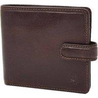 House of Leather Men's Mens Leather Slim Wallet Eastbourne in Brown