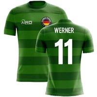 Germany Men's 2025‑2026 Airo Concept Away Shirt - Werner (11) in Green | Size: 5XL