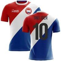 Netherlands Men's 2025 - 2026 Holland Airo Concept Third Shirt - Sneijder 10 in Blue | Size: 3XL