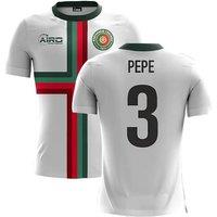 Portugal Men's 2025/2026 Airo Concept Away Shirt - Pepe 3 in White | Size: 5XL