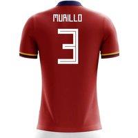 Colombia Men's 2025‑2026 Away Concept Football Shirt Murillo 3 in Red | Size: 4XL