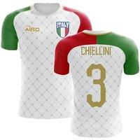 Italy Men's 2025‑2026 Away Concept Football Shirt Chiellini 3 in White | Size: 2XL