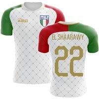 Italy Men's 2025/26 Away Concept Football Shirt - El Shaarawy in White | Size: XL