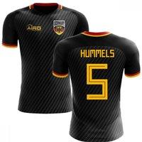 Germany Men's 2025 - 2026 Third Concept Football Shirt - Hummels 5 in Black | Size: 3XL