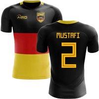 Germany Men's 2025‑2026 Flag Concept Football Shirt Mustafi 2 in Black | Size: 2XL