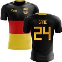 Germany Men's 2025/26 Flag Concept Football Shirt - Sane 24 in Black | Size: Small