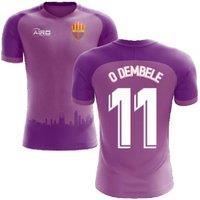 FC Barcelona Men's 2025 - 2026 Third Concept Football Shirt - O Dembele 11 in Purple | Size: XL