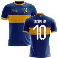 Boca Juniors Men's 2025‑2026 Home Concept Football Shirt - Riquelme 10 in Blue | Size: 5XL