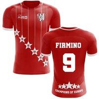 Liverpool Men's 2025‑2026 6‑Time Champions Concept Football Shirt - Firmino 9 in Red | Size: XL