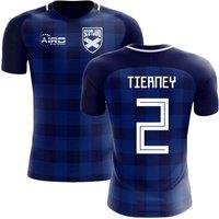 Scotland Men's 2025 - 2026 Tartan Concept Football Shirt - Tierney 2 in Blue | Size: 2XL
