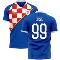 Dinamo Zagreb Men's 2025‑26 Home Concept Football Shirt - Orsic 99 in Blue | Size: Large