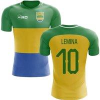 Gabon Men's 2025 - 2026 Home Concept Football Shirt - Lemina 10 in Yellow | Size: 3XL