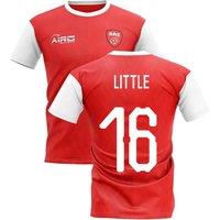 Arsenal FC Men's 2025 - 2026 North London Home Concept Football Shirt - Little 16 in Red | Size: 4XL