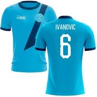 Zenit St Petersburg Men's 2025 - 2026 Away Concept Football Shirt - Ivanovic 6 in Blue | Size: 3XL