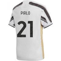 Juventus Men's 2020 - 2021 Adidas Home Football Shirt - Pirlo 21 in White | Size: 2XL