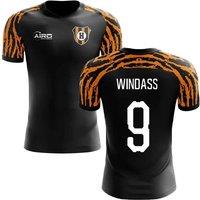 Hull City Men's 2025 - 2026 Hull Away Concept Football Shirt - Windass 9 in Black | Size: Medium