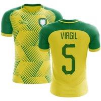 Celtic Men's 2025‑2026 Away Concept Football Shirt - Virgil 5 in Yellow | Size: 3XL