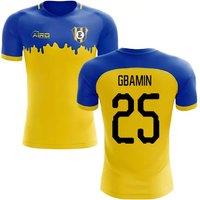 Everton FC Men's 2025 - 2026 Away Concept Football Shirt - Gbamin 25 in Yellow | Size: XL