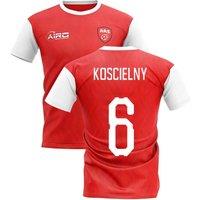 Arsenal FC Men's 2025 - 2026 North London Home Concept Football Shirt - Koscielny 6 in Red | Size: 2XL