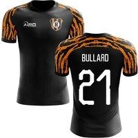 Hull City Men's 2025/26 Hull Away Concept Football Shirt Bullard 21 in Black | Size: Small