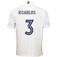 Real Madrid Men's Mens 2020 - 2021 Adidas Home Football Shirt - R Carlos 3 in White | Size: 3XL