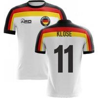 Germany Men's 2025/26 Home Concept Football Shirt - Klose 11 in White | Size: Large