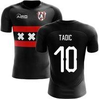 AFC Ajax Men's 2025 - 2026 Ajax Away Concept Football Shirt - Tadic 10 in Black | Size: Large