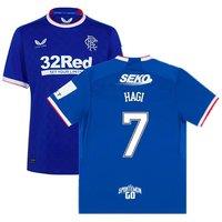 Rangers Men's Mens 2022 - 2023 Home Shirt - Hagi 7 in Blue | Size: Medium