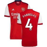 Arsenal FC Men's Mens 2021 - 2022 Home Shirt - Fabregas 4 in Red | Size: 2XL