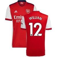 Arsenal FC Men's Mens 2021 - 2022 Home Shirt - Willian 12 in Red | Size: 2XL