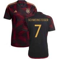 Germany Men's Mens 2022 - 2023 Away Shirt - Schweinsteiger 7 in Black | Size: Medium