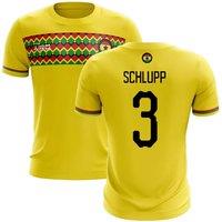 Ghana Men's 2020 Third Concept Football Shirt Schlupp in Yellow | Size: Small