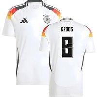 Germany Men's Mens 2024 - 2025 Home Shirt - Kroos 8 in White | Size: Small