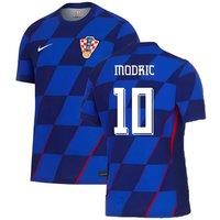 Croatia Men's Mens 2024 - 2025 Away Shirt - Modric 10 in Blue | Size: Medium