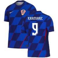 Croatia Men's Mens 2024 - 2025 Away Shirt - Kramaric 9 in Blue | Size: Medium