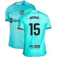 FC Barcelona Men's Mens 2023 - 2024 Third Shirt - Bronze 15 in Blue | Size: 2XL