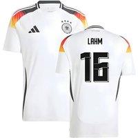 Germany Men's Mens 2024 - 2025 Home Shirt - Lahm 16 in White | Size: Small