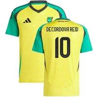 Jamaica Men's Mens 2024 - 2025 Home Shirt - Decordova Reid 10 in Yellow | Size: Large
