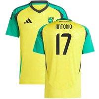 Jamaica Men's Mens 2024 - 2025 Home Shirt - Antonio 17 in Yellow | Size: Large