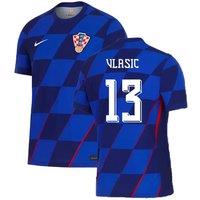 Croatia Men's Mens 2024 - 2025 Away Shirt - Vlasic 13 in Blue | Size: Medium